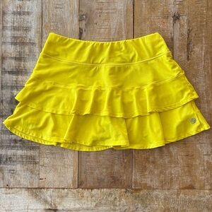 Lija Yellow Women's Tennis Skirt size S/P